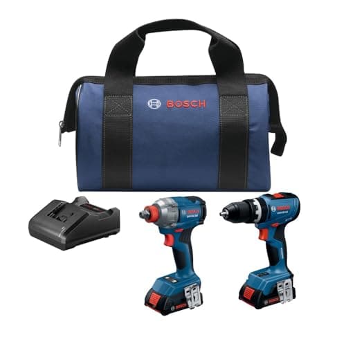 Bosch 18V 2-Tool Combo Kit (Hammer Drill and 2-in-1 Impact)