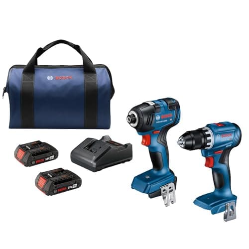 Bosch 18V 2-Tool Combo Kit (Drill/Driver and Impact Driver)