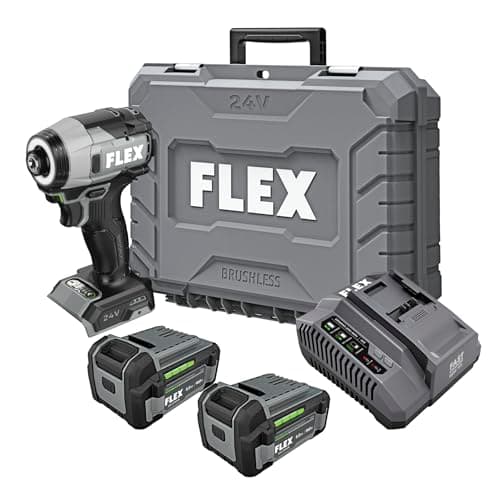 Flex 24V Brushless 1/4" Hex Impact Driver Kit