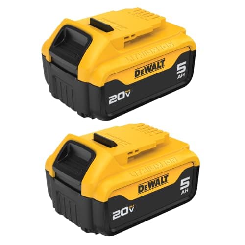 DeWalt 20V MAX 5Ah Battery 2-Pack